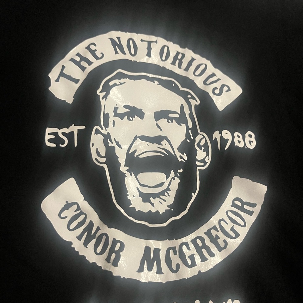 The Notorious Connor McGregor Dublin, Ireland Men's Black  T-Shirt Size XL